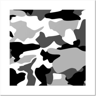 Snow camo Military Posters and Art